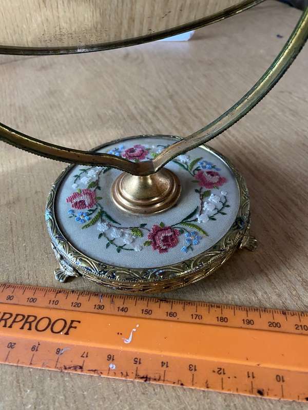 Vintage swivel mirror